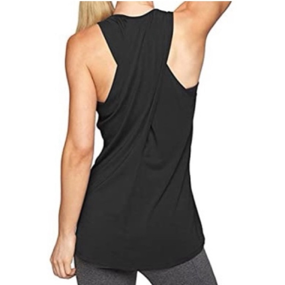 Athleta Black Ultimate Cross Back Tank Top